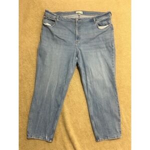 Abercrombie & Fitch Women's The Mom‎ High Rise Curve Love Jeans Size 35/20R
